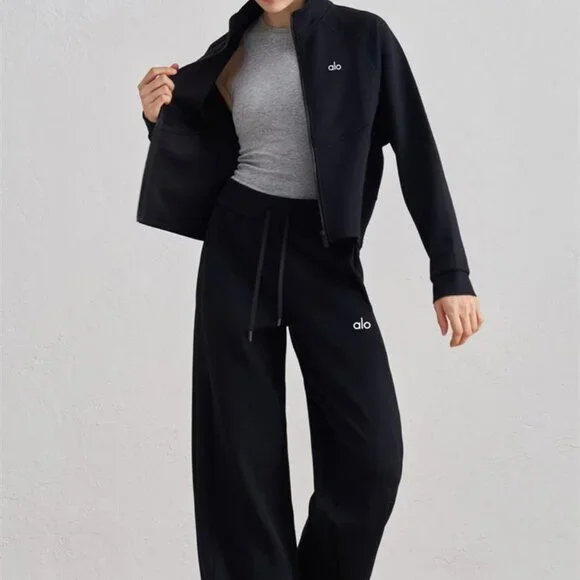 ALO Yoga women's drawstring versatile high waist yoga pants